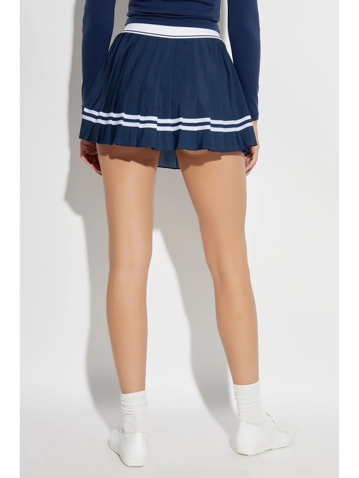 Vendome Script Pleated Skirt