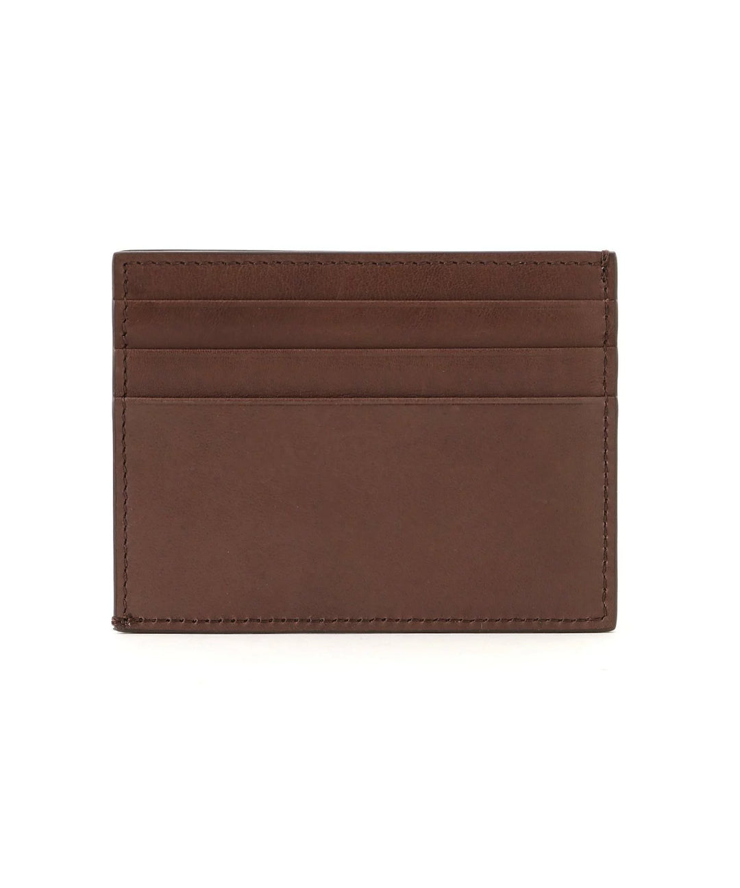 Soft Calf Leather Single Card Holder Men