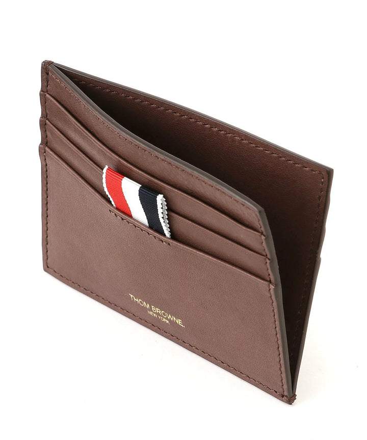 Soft Calf Leather Single Card Holder Men