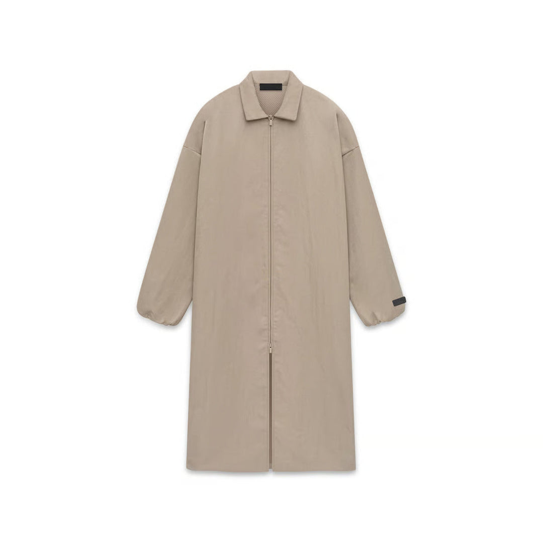 Textured Nylon Trench