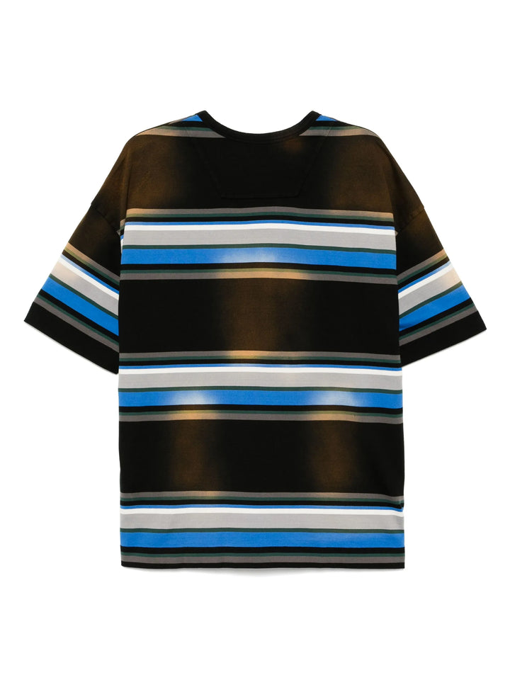 Washed Multi Stripe T-Shirt