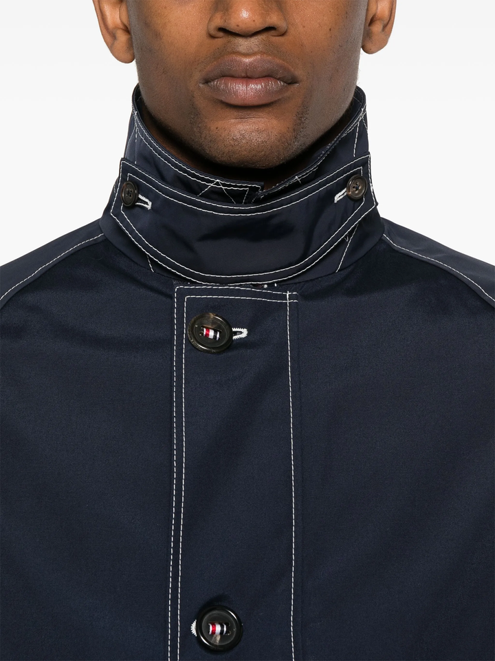 Typewriter Cloth Cropped Field Jacket Men