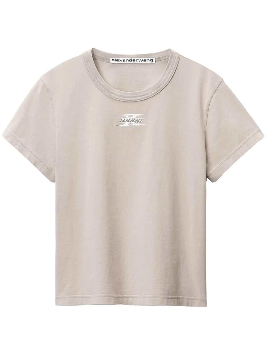 Shrunken Tee With Blade Logo