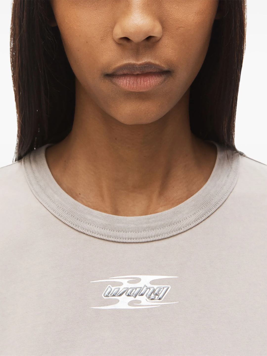 Shrunken Tee With Blade Logo