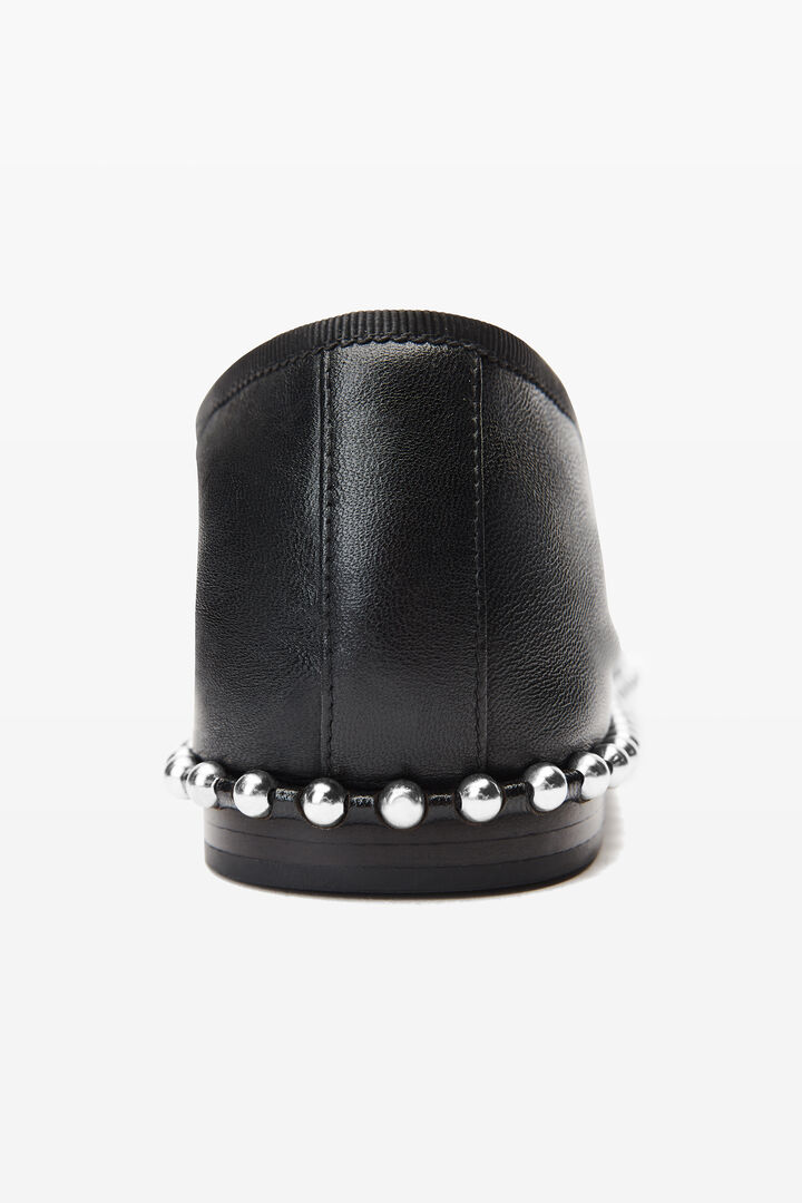 Lina Ballchain Flat In Smooth Lambskin
