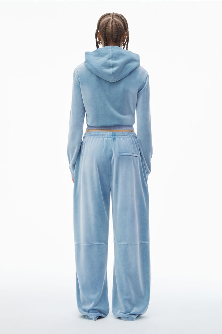 Trackpants In Crushed Velour