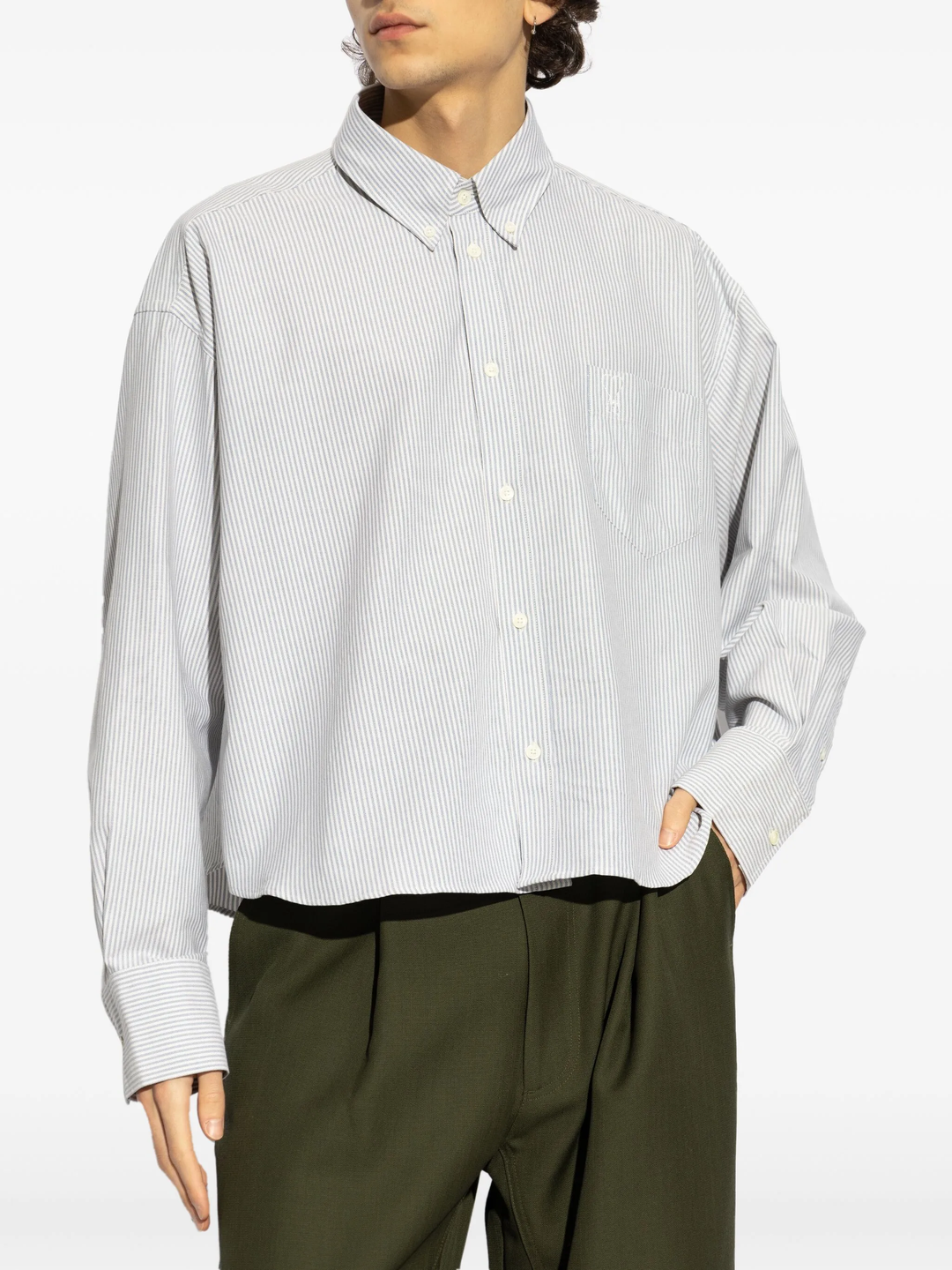 Cropped Oversized Shirt