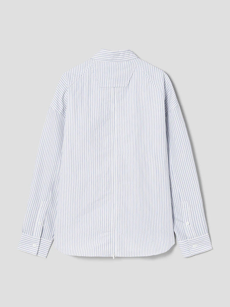 Back Slit Stripe Shirt