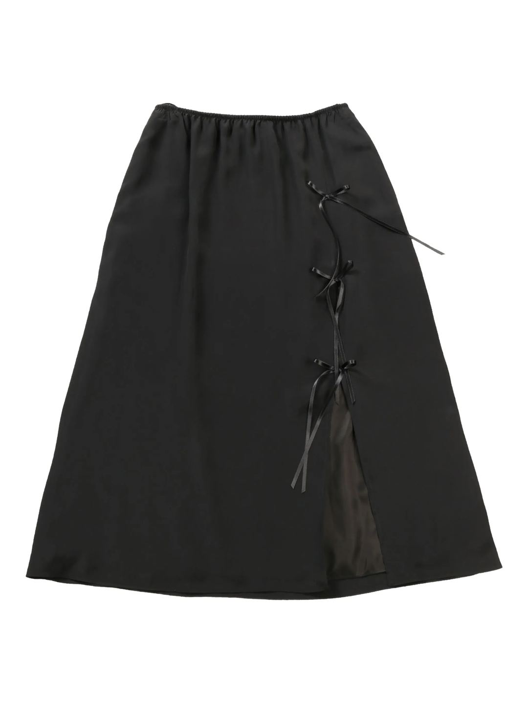 Bow Slit Column Skirt