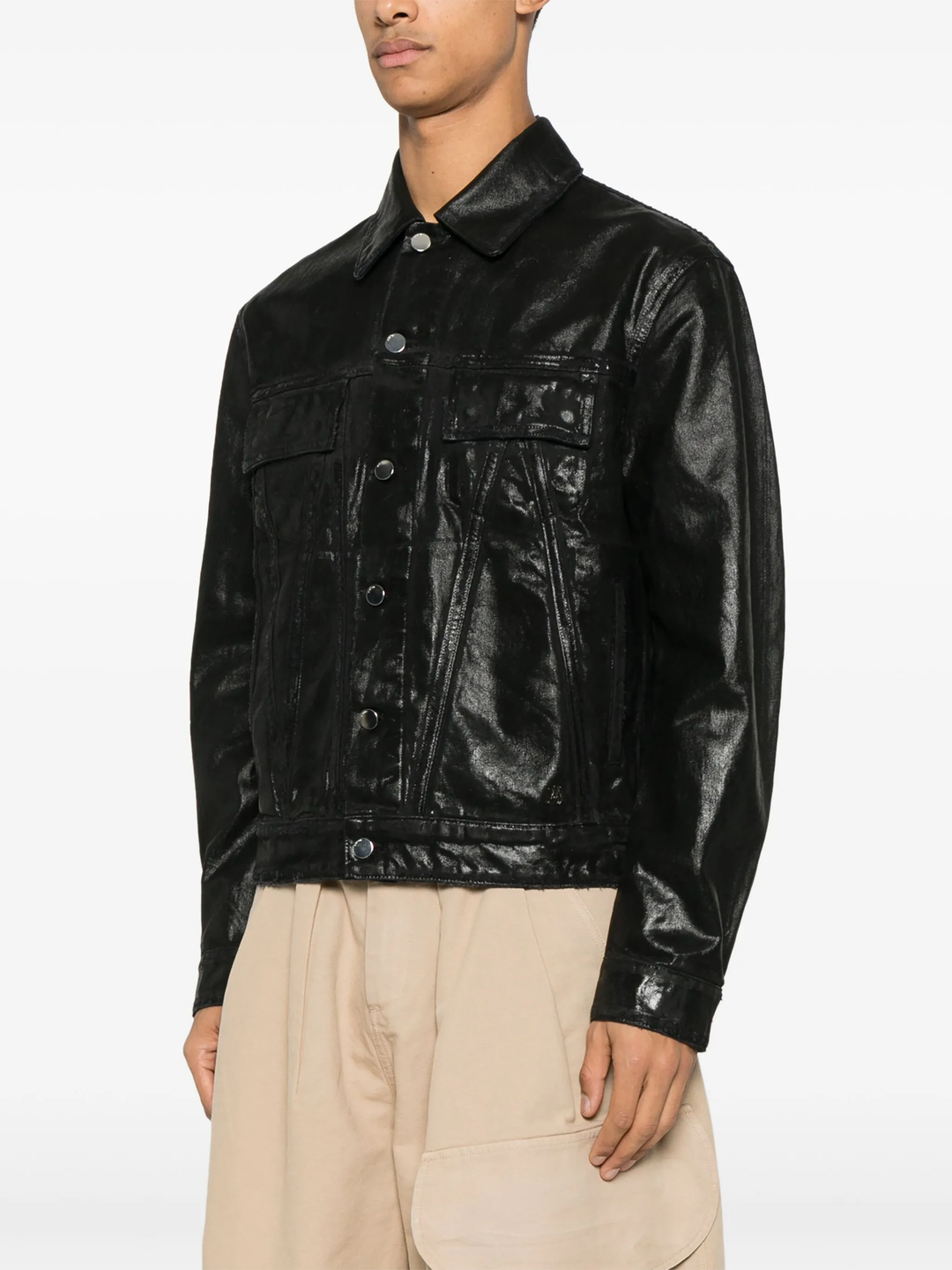 Waxed Ma Quad Printed Interior Jeans