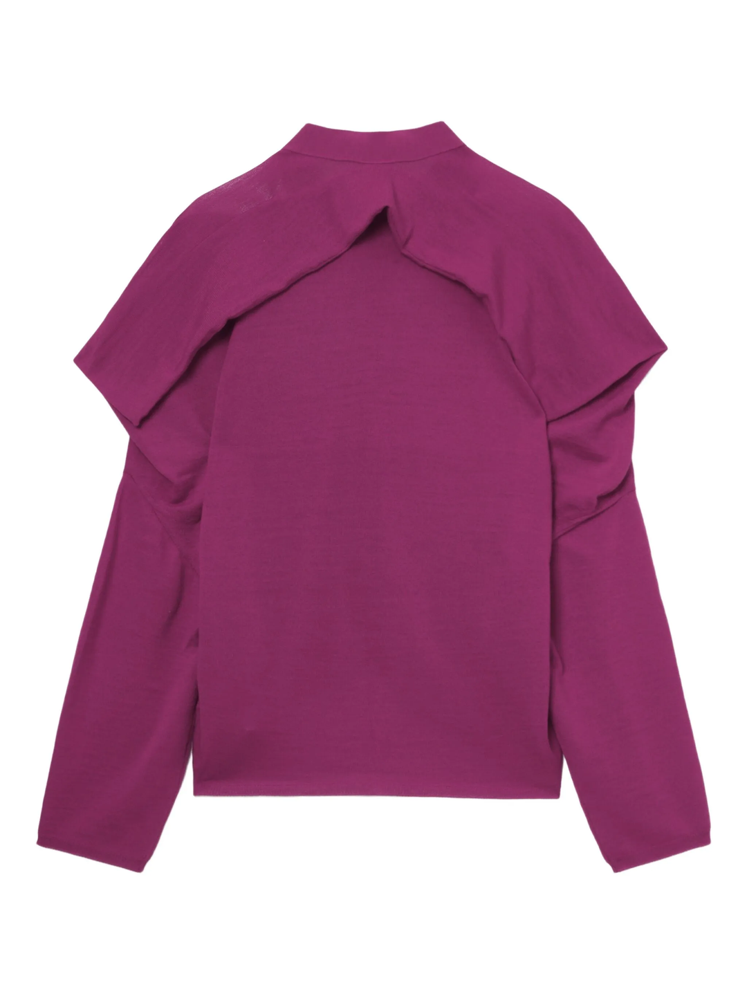 Worsted Wool Jersey Cardigan