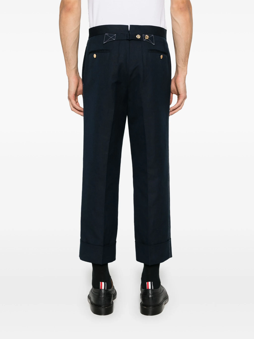 Low Rise Backstrap Trouser
