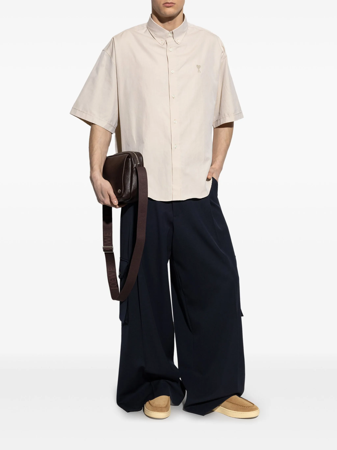 Tonal Ami Short Sleeves Shirt