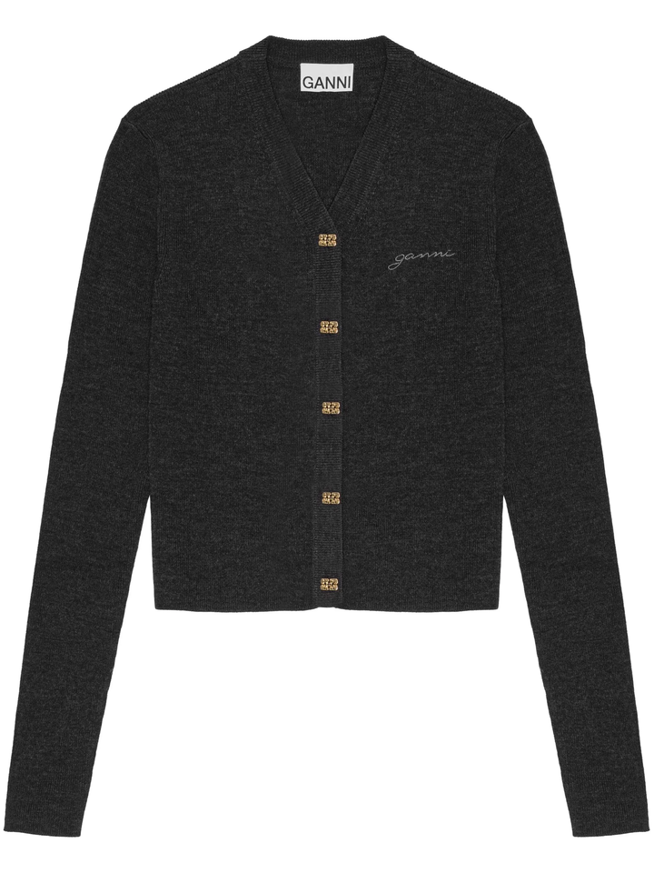 Mini Ribbed Merino Cardigan