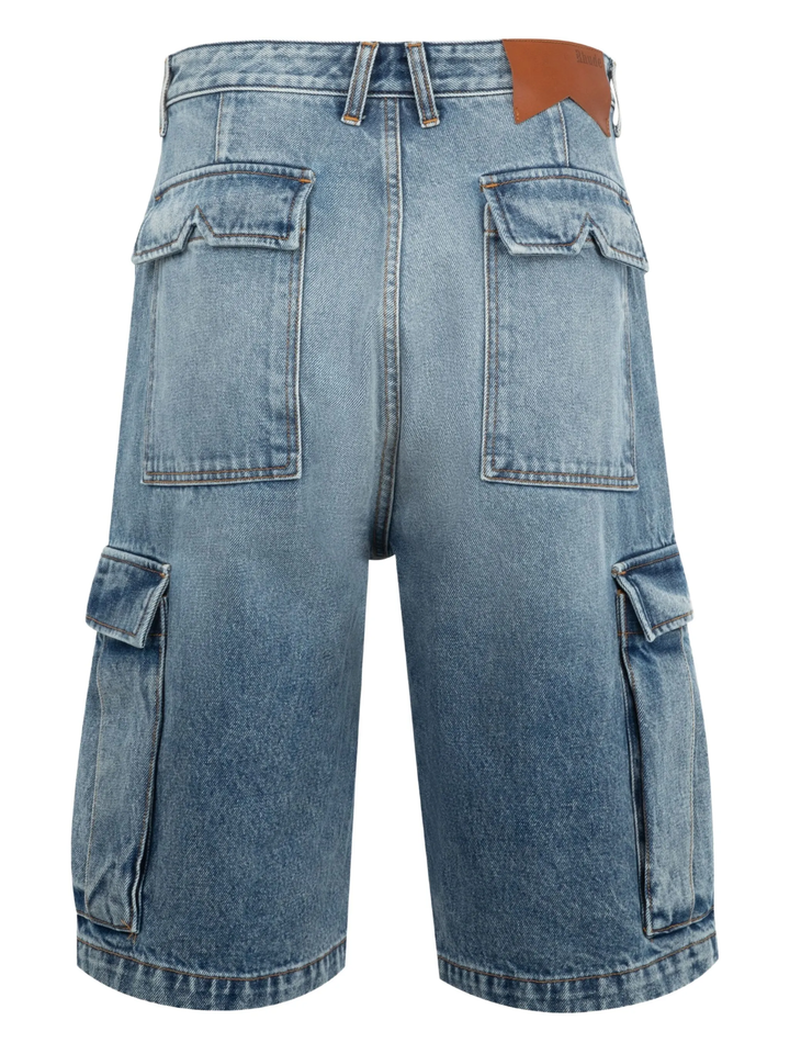 Cargo Denim Baggy Shorts