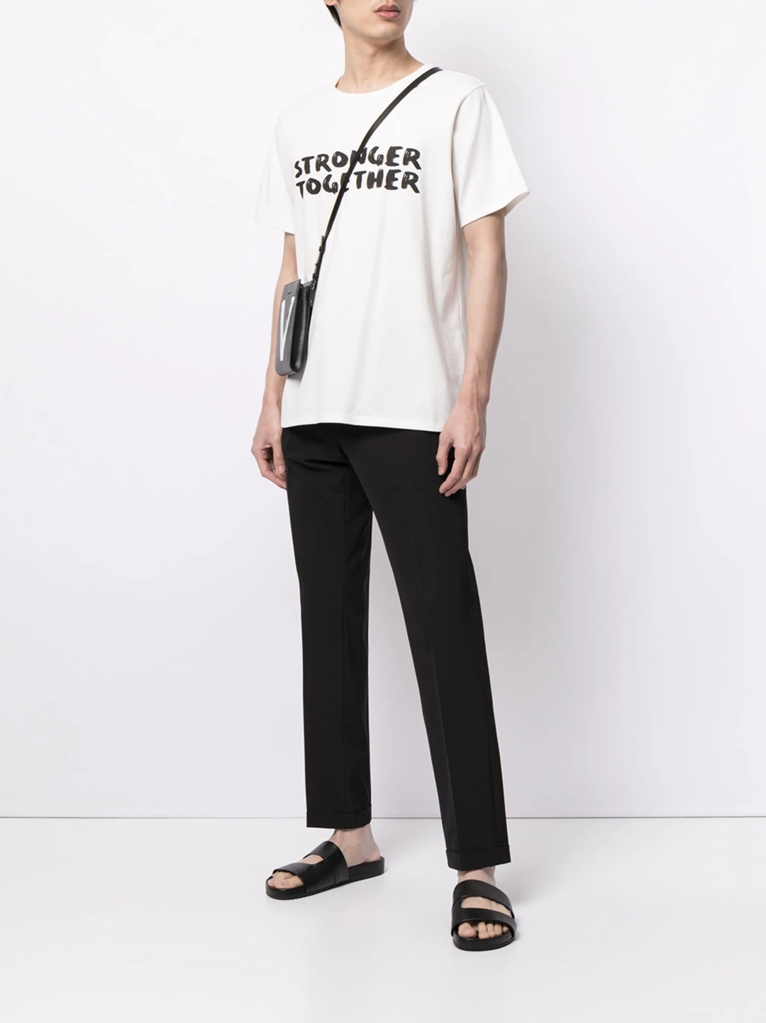 Cut&Sew Short Sleeve Crew Neck T-Shirt