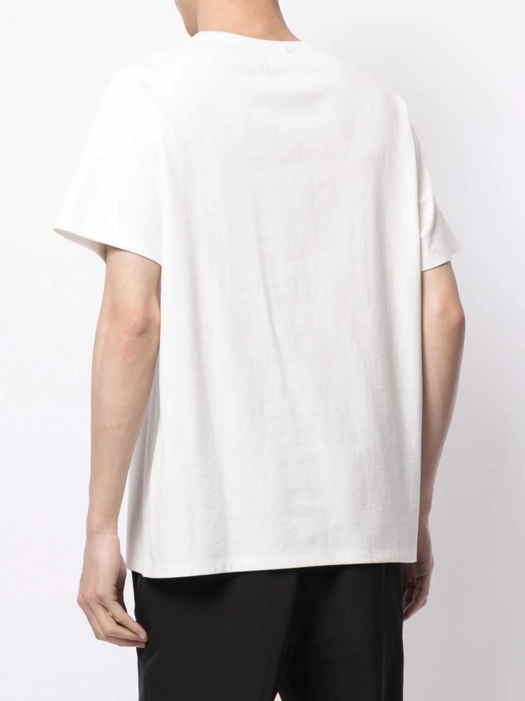 Cut&Sew Short Sleeve Crew Neck T-Shirt