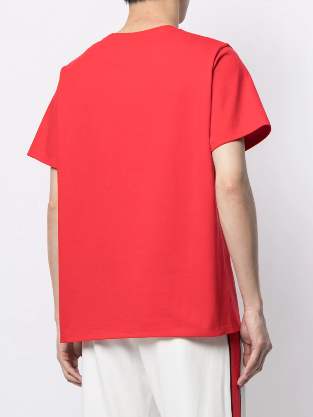 Cut&Sew Short Sleeve Crew Neck T-Shirt