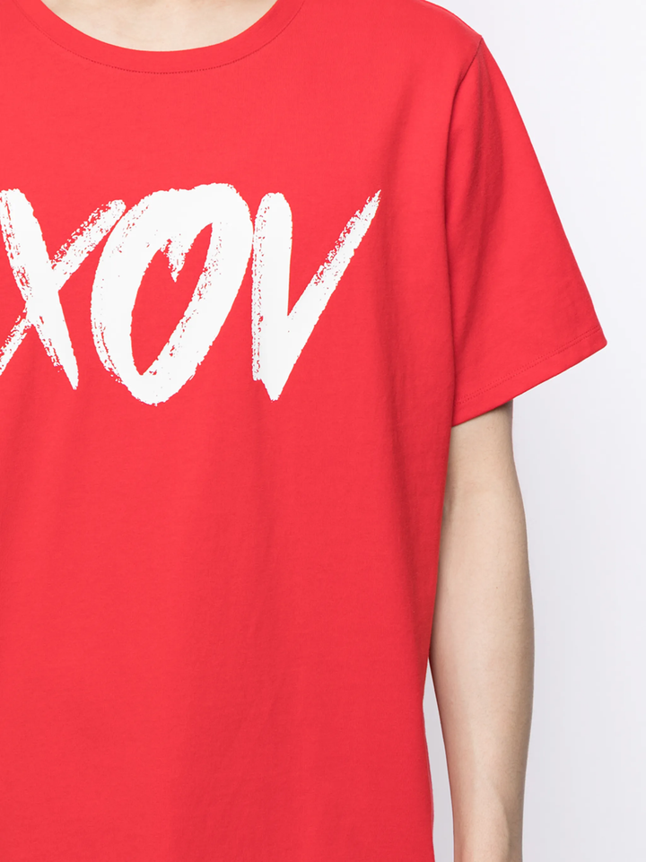 Cut&Sew Short Sleeve Crew Neck T-Shirt