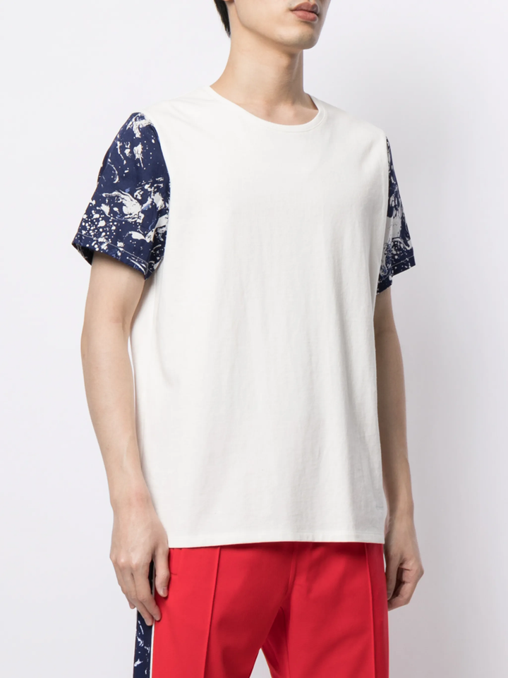 Cut & Sew Crew Neck Tee