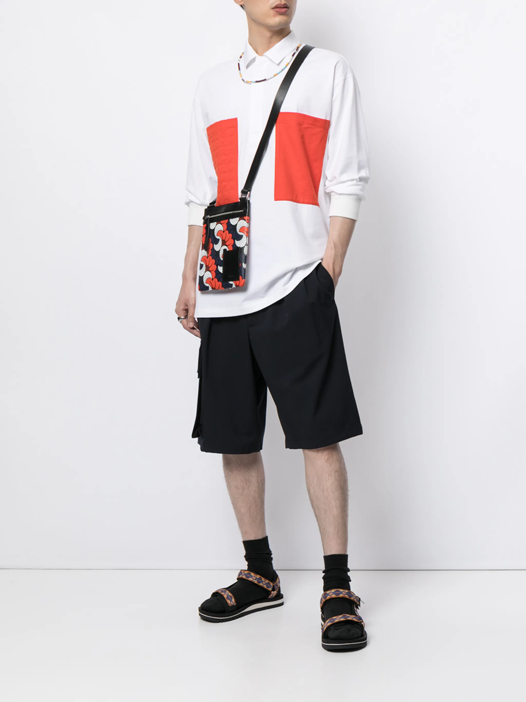 Cut&Sew Long Sleeve Shirt