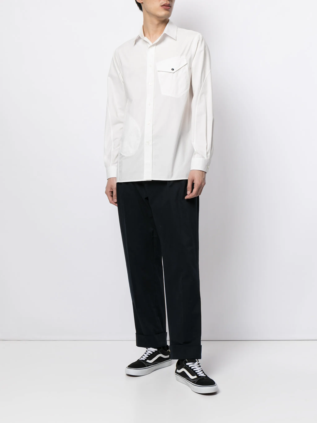 Woven Long Sleeve Sport Shirt