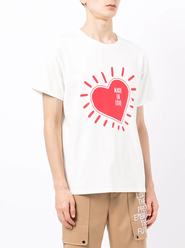 Cut&Sew Short Sleeve Crew Neck T-Shirt