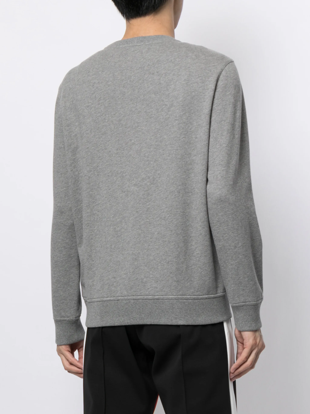 Cut&Sew Long Sleeve Crew Neck Sweatshirt