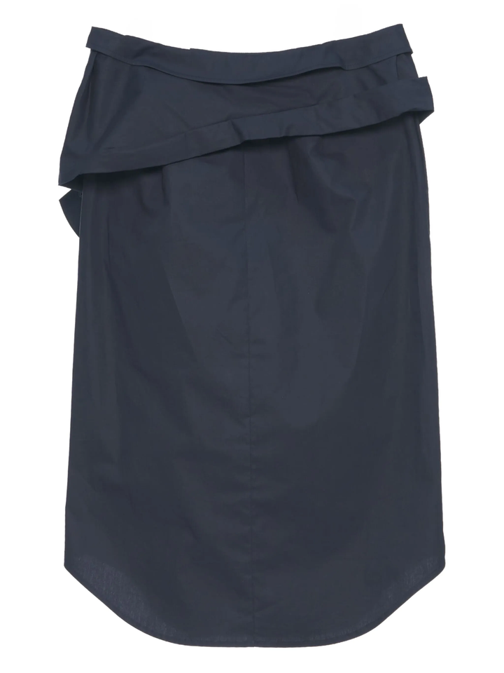 Shirt Layered Midi Skirt