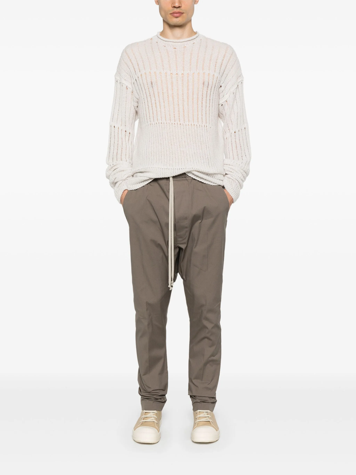 Drawstring Long Heavy Cotton Pants
