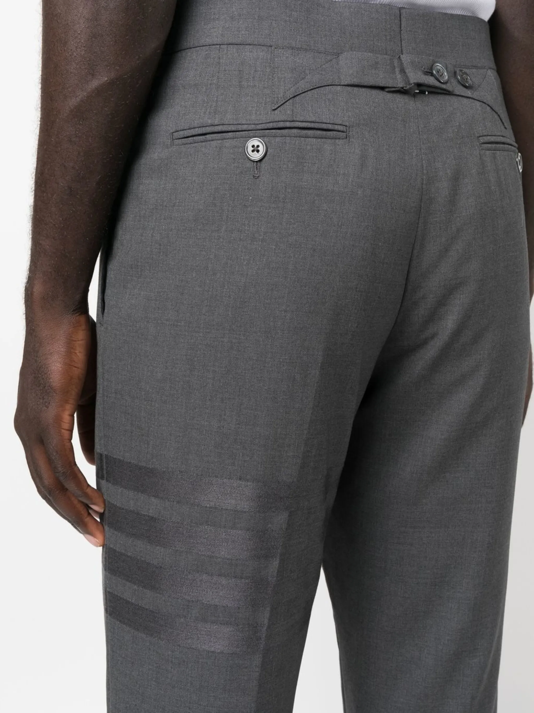 Plain Weave 4-Bar Trousers