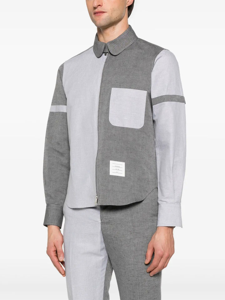 Tonal University Stripe Funmix Armband Shirt