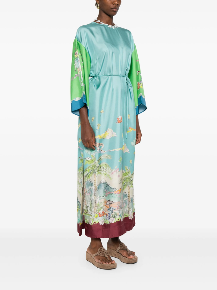 Daria Silk Midi Dress