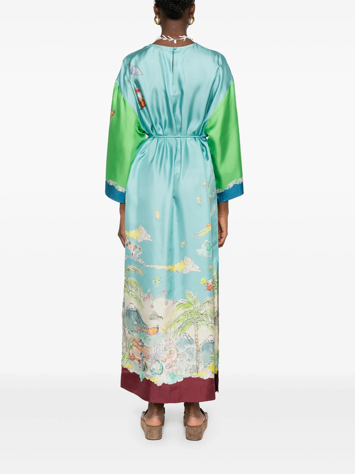 Daria Silk Midi Dress