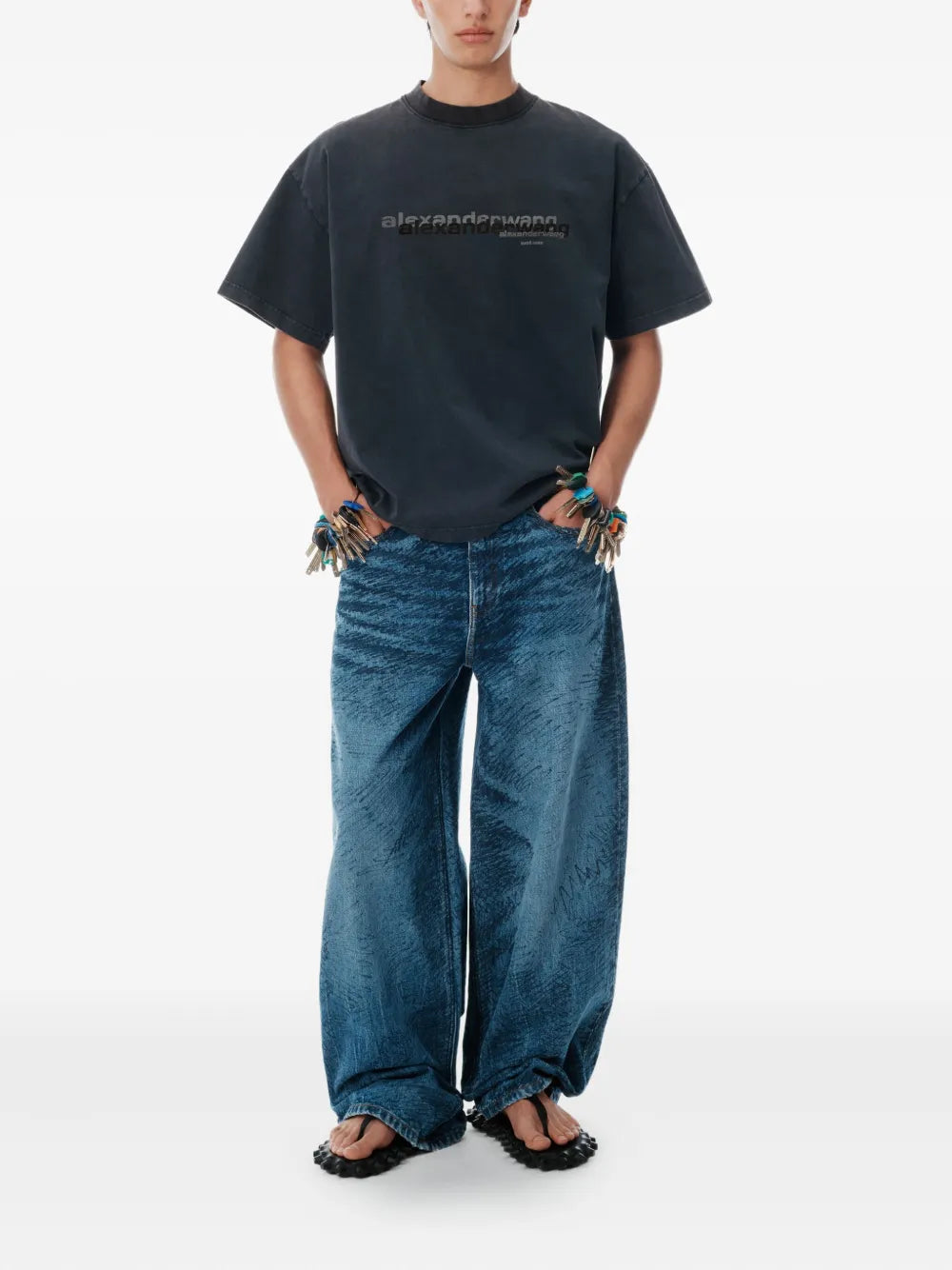 Cotton Oversized Logo Tee