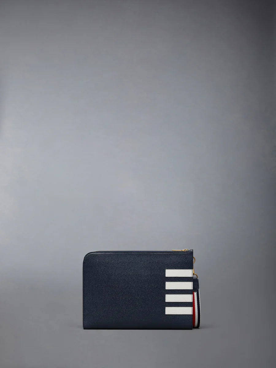 Pebble Grain 4-Bar Gusset Folio Men
