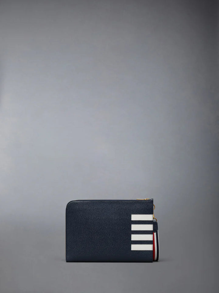 Pebble Grain 4-Bar Gusset Folio Men