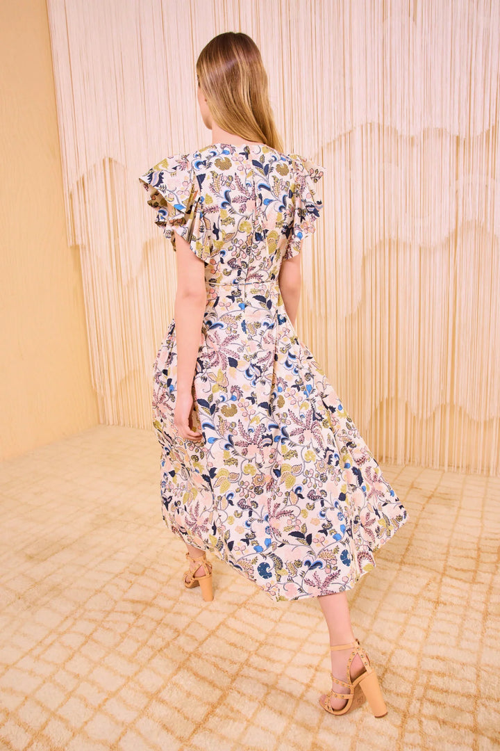 Darya Drop Waist Midi Dress