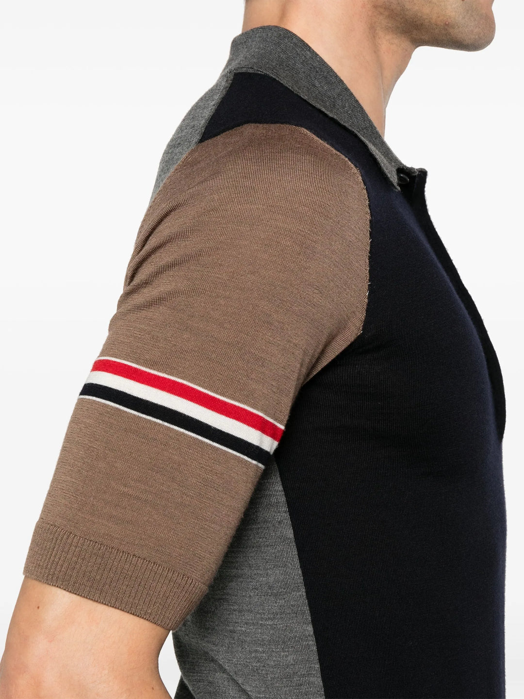 Fine Merino Wool Funmix Polo Men