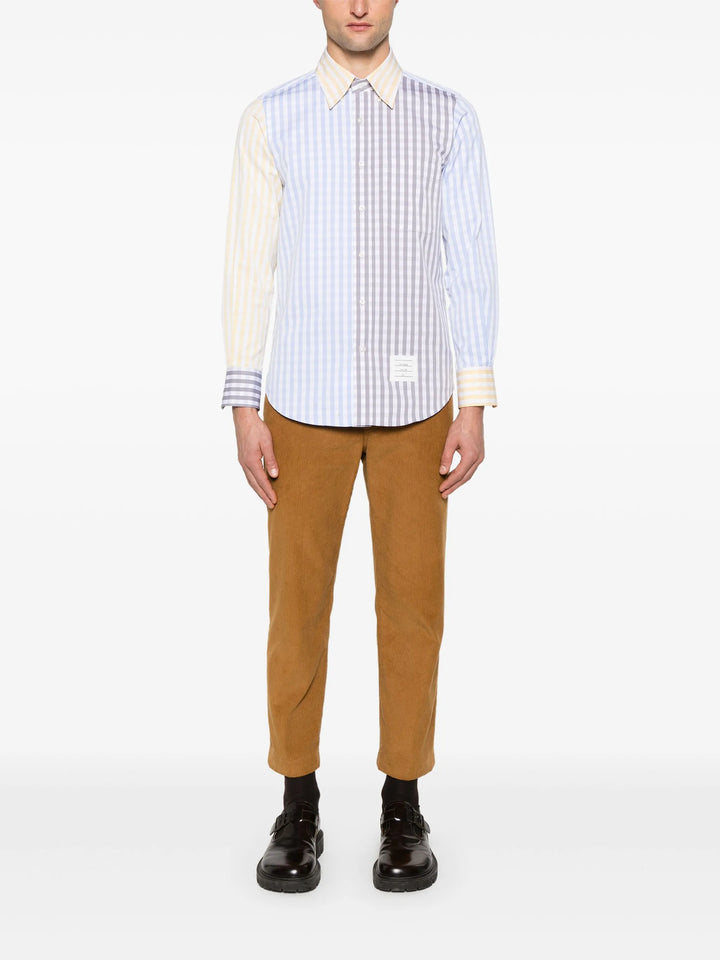 Gingham Check Poplin Funmix Shirt
