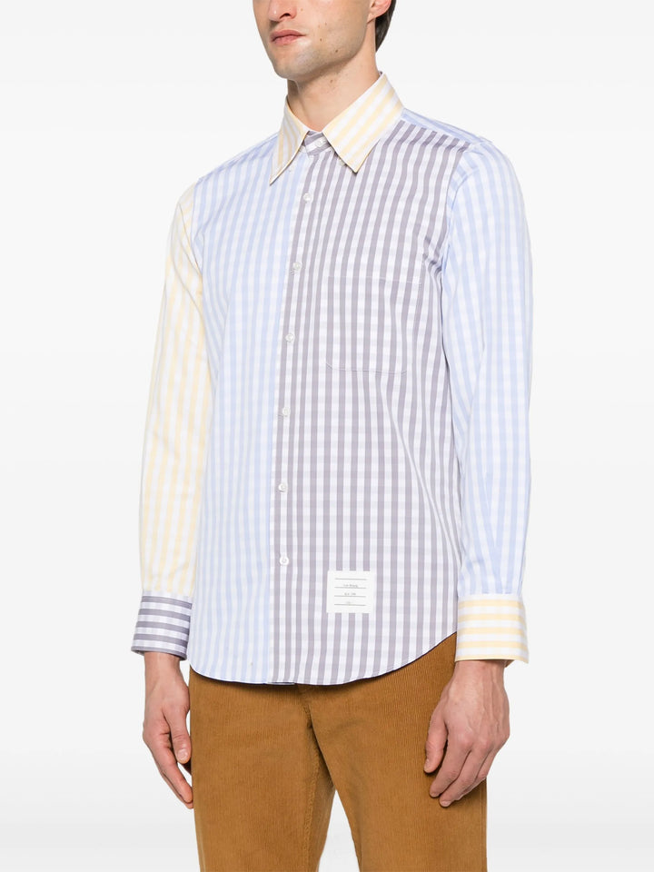 Gingham Check Poplin Funmix Shirt