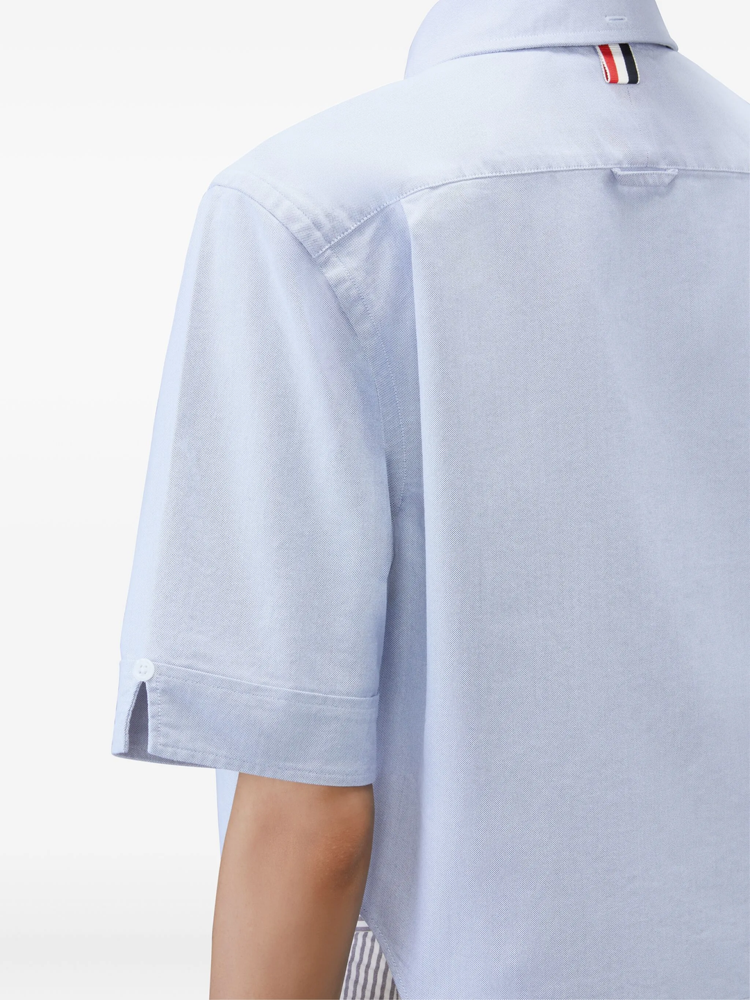 Oxford Cropped Short Sleeve Shirt