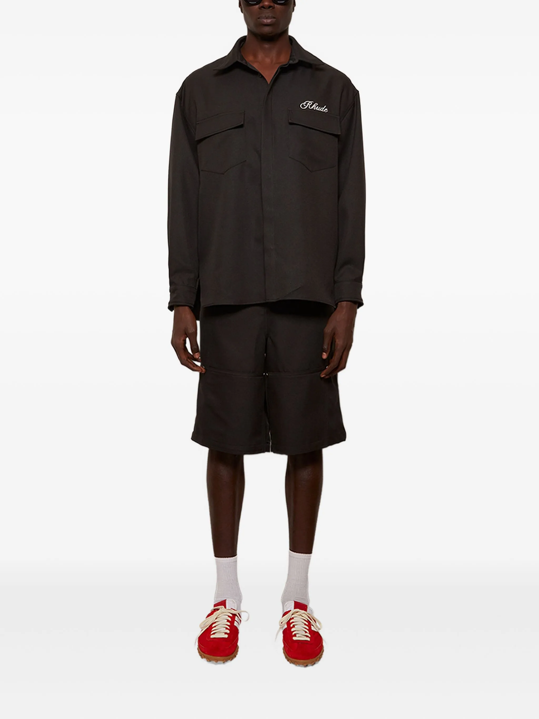 Boxy Long Sleeve Work Shirt