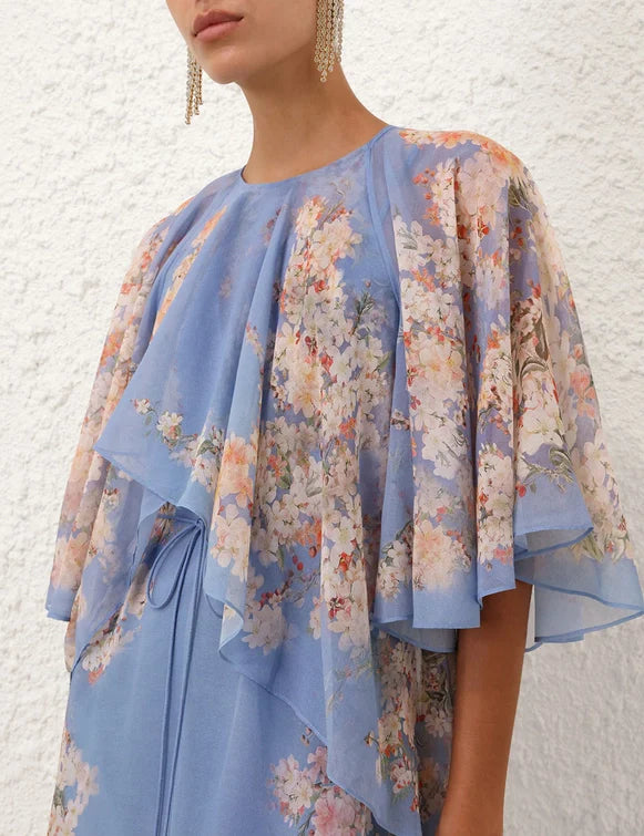 Cascadian Tiered Maxi Dress