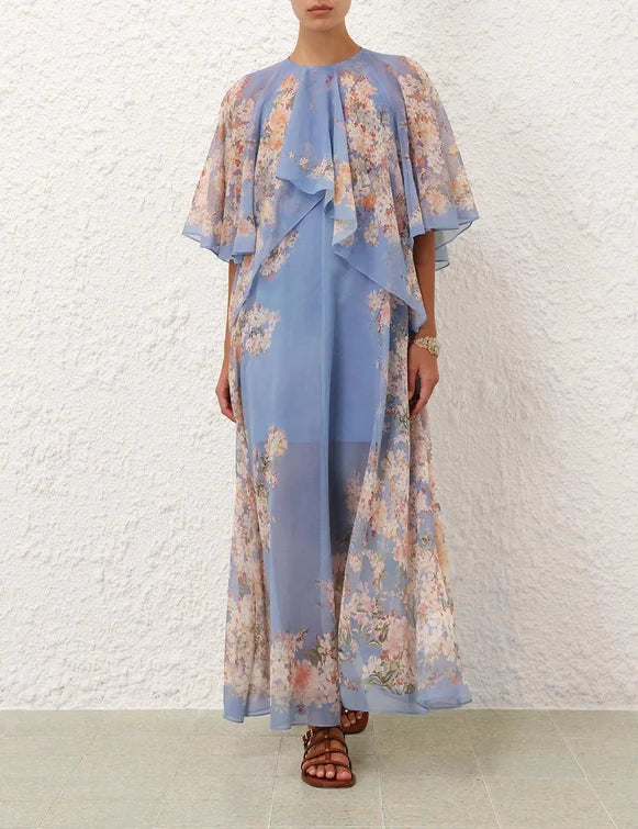 Cascadian Tiered Maxi Dress