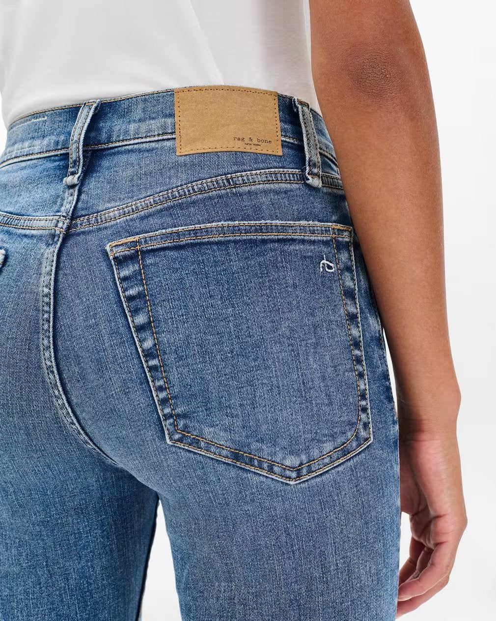 Flexi Peyton Mid-Rise Ankle Bootcut Jeans