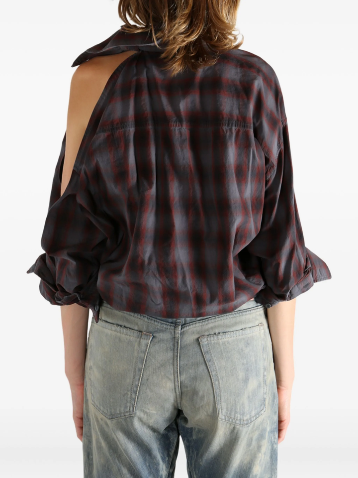 Knotted Button Down Shirt
