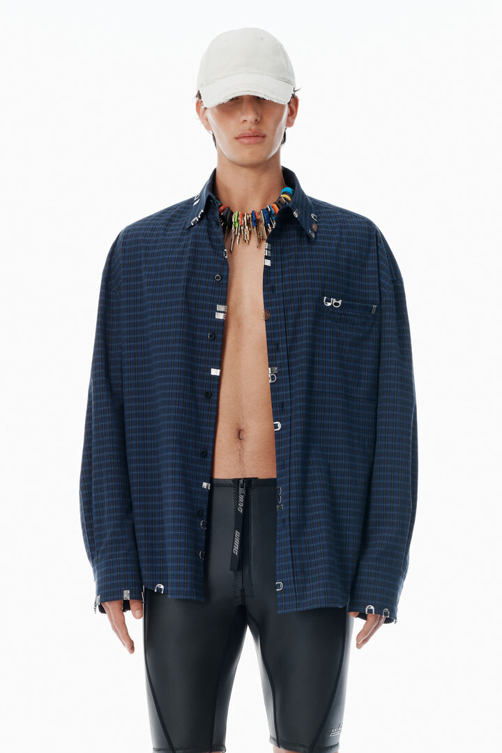 Boxy Shirt With Hardware