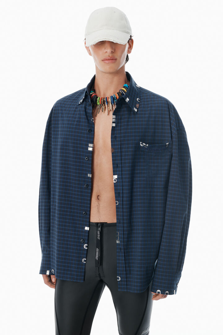 Boxy Shirt With Hardware