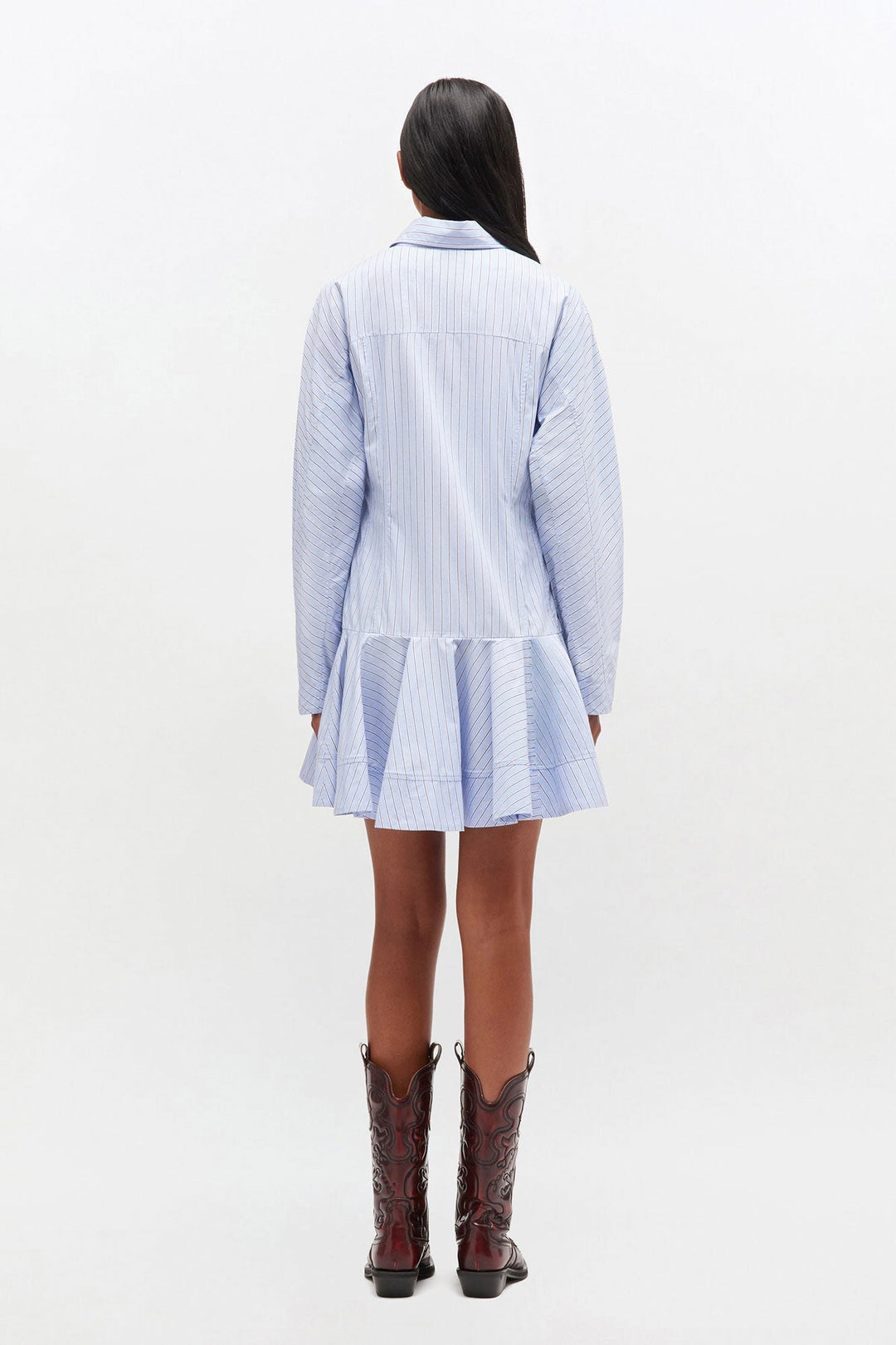 Check Cotton Oversized Shirt